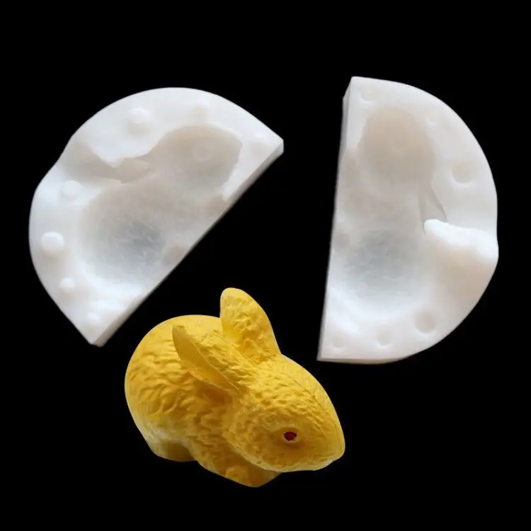 

3D Rabbit Mousse Mould Tremble Net Red Cake Mould 19-169