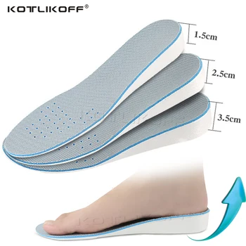 

Height increase insoles shock absorption buffer Elevator insoles 1.5-3.5 cm up invisiable Cushion Height Lift Shoe Heel Insert