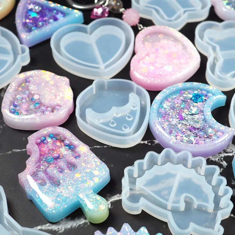 Hot-Shaker-Silicone-Molds-Epoxy-Resin-Bear-Star-Popsicle-Shaker-mold-Key-Chain-Charms-Shiny-Mold(3)