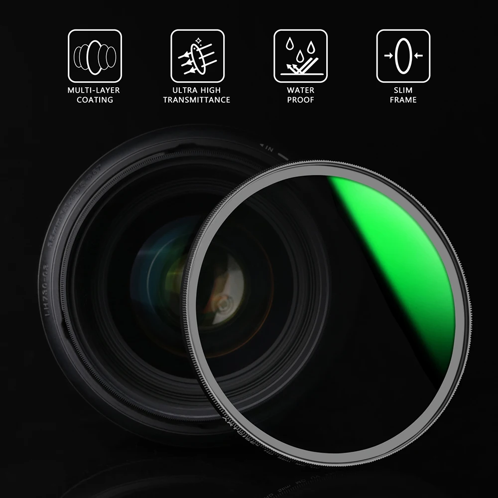 WEYLLAN Lens Filter Photography MC HD Lens UV Filter Ultra Slim Camera Accessories 46mm 49mm 52mm 55mm 58mm 62mm 67mm 72mm 77mm 3