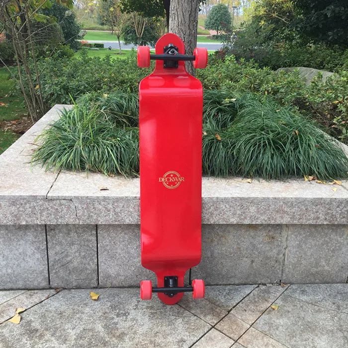 B Бренд Longboard полный спуск скейтборд Подростковая дорога улица гоночная доска взрослый падение вниз скорость Longboard 4" x 9,5" - Цвет: B