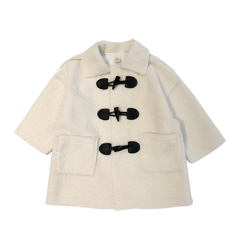 Зимняя куртка для девочек с длинными рукавами теплая Повседневная Верхняя