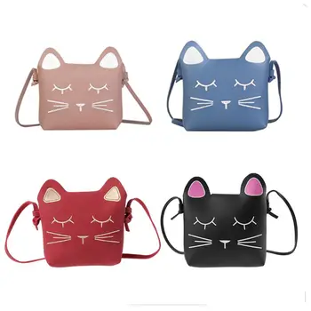 

THINKTHENDO Little Girls Purses Pink Cute Cat Shoulder Crossbody Bag for Kids,Toddler,Girls