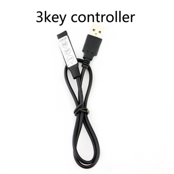 

DC 5V USB Led RGB controller with mini 3 Keys 4 Pin for ledstrip light with remote control magic home TV backlight