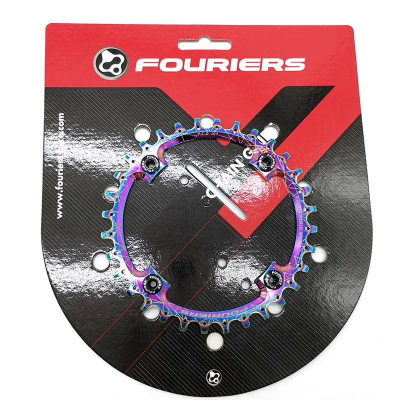 Fouriers CR-DX003-AH велосипедная Звездочка BCD 104 мм горный велосипед цепь колеса 30 T-38 T шатун со звездами для велосипеда запчасти