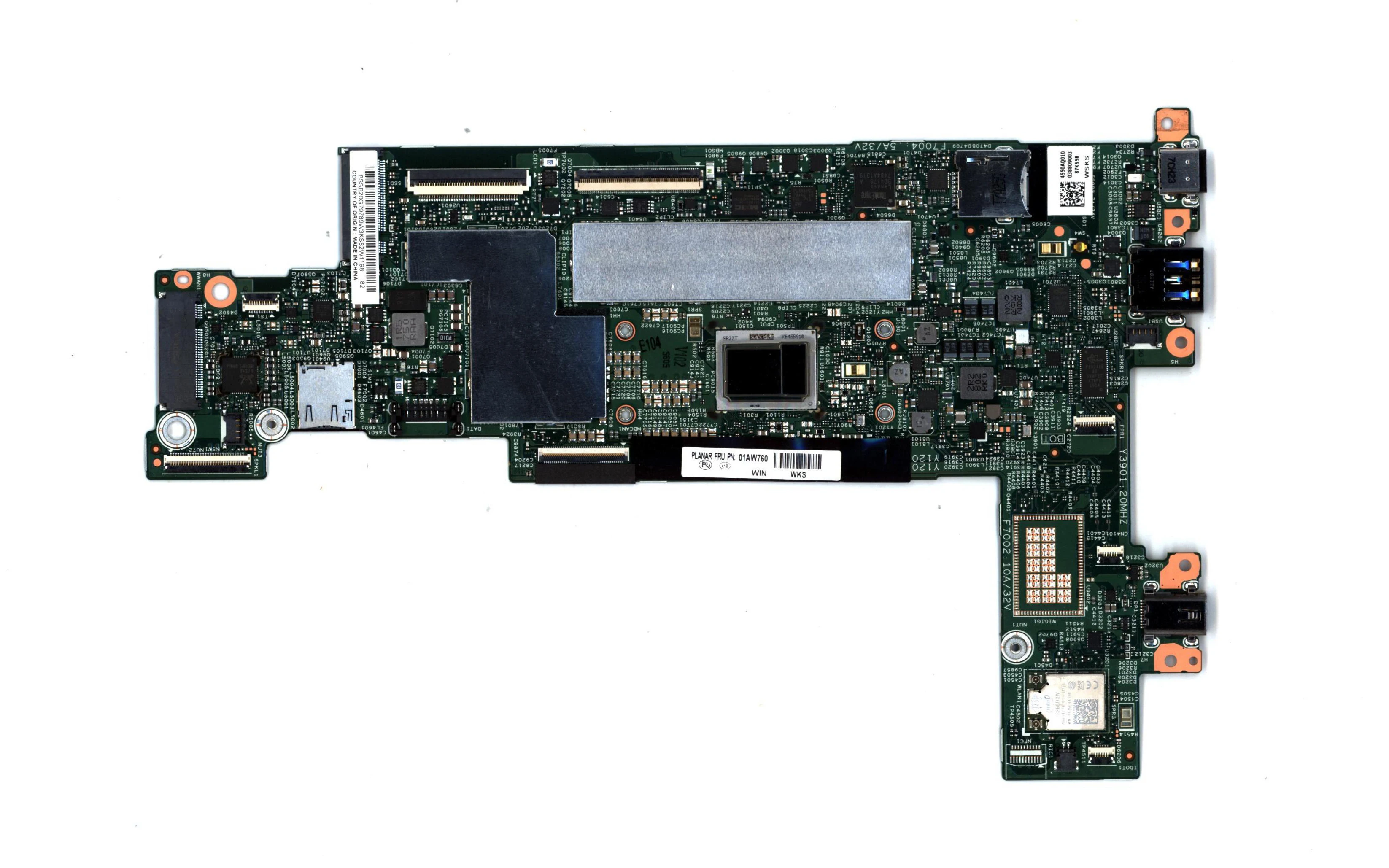 Для lenovo ThinkPad X1 Tablet 01AW760 материнская плата для ноутбука 15218-5 LGF-1.5 MB 448.0aq3/0051 I7-7Y75 16GB ram материнская плата