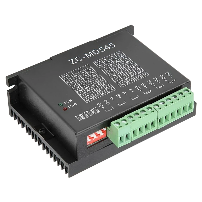 

ZC-MD545 5A 2 Phase Stepping Motor Driver Controller for CNC Router