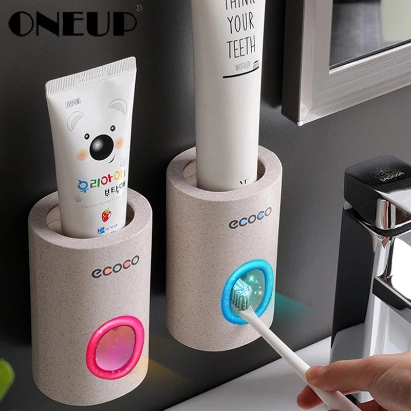 ONEUP Автоматический Дозатор зубной пасты Пыленепроницаемая настенная подставка