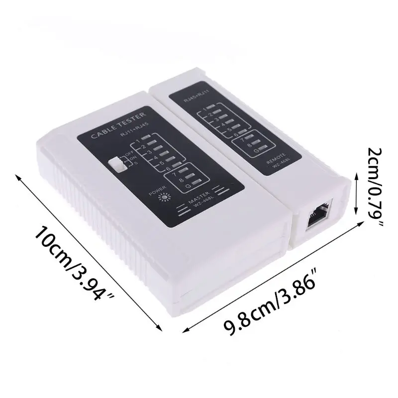 Тестер Lan RJ45 RJ11 сетевой кабель тестовый er Ethernet LAN Сетевой тестовый инструмент провод свинцовый тест ing сетевое подключение инструмент