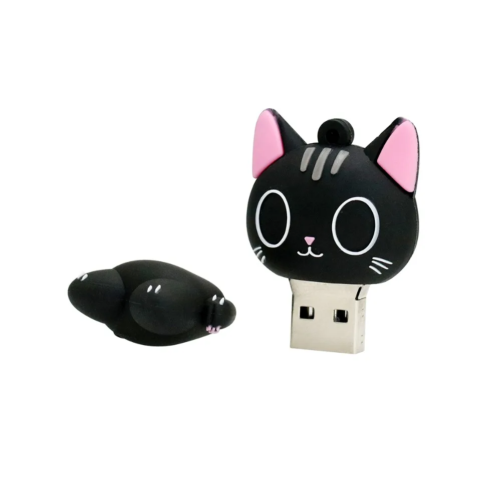 clé usb chat noir kawaii