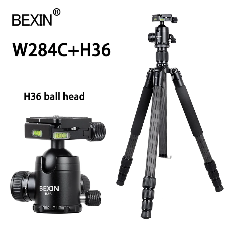 Carbon Fiber Tripod Video Tripod Professional Photo Tripod Travel Portable lightweight Camera Tripod stand For DSLR  Camera