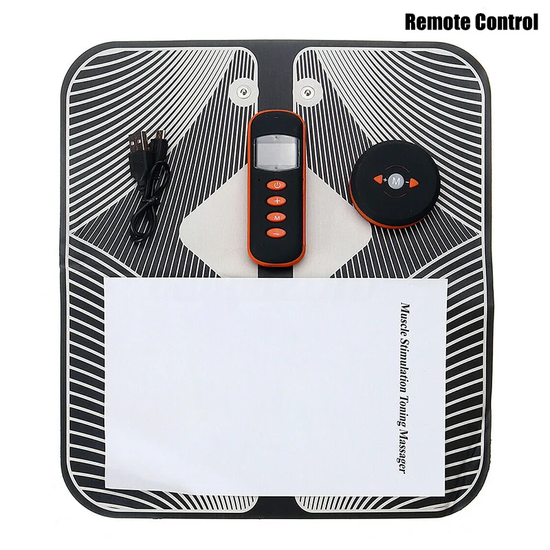 Foot Mat Massager Circulation Feet Reflexology Deep Kneading Shiatsu Therapy Tool High Quality Women Man Heathy Care Tool M2 - Color: remote control
