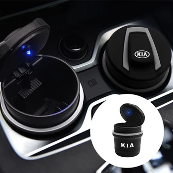 

Car Ashtray Garbage Storage Cup Container Cigar Ash Tray Home Office Smokeless Ashtray For Kia Motors Cerato Sportage R K2 K3 K5