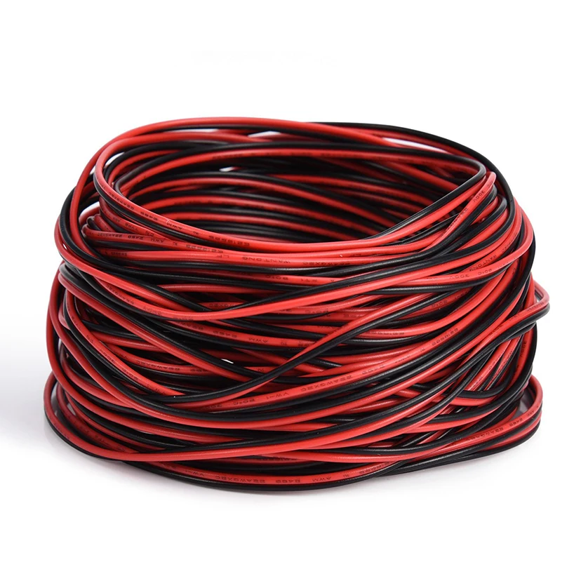 Удлинительный провод UL1007 22AWG ПВХ изолированный мягкий кабель из луженой меди 10 м