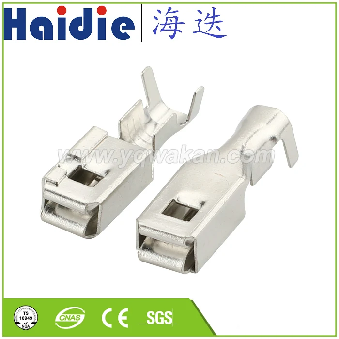 

Free shipping 100pcs auto car splices wire terminal G211 crimp loose pins terminal DJ624B-D6.3B