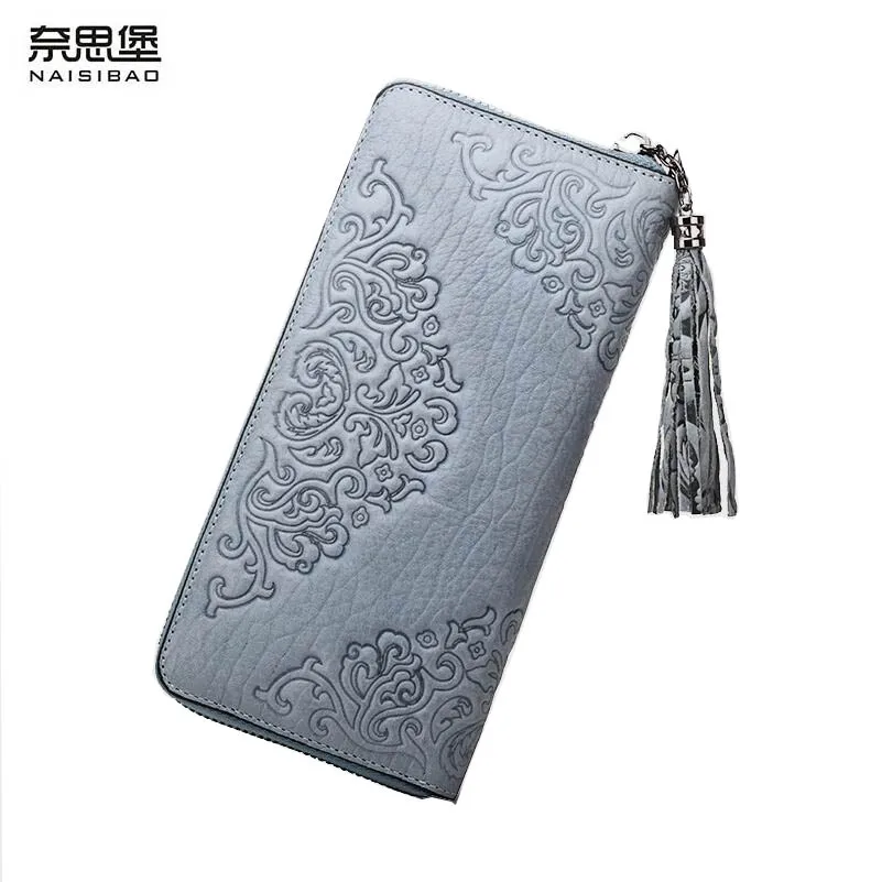 Роскошные женские сумки модные кошельки из высококачественной воловьей кожи