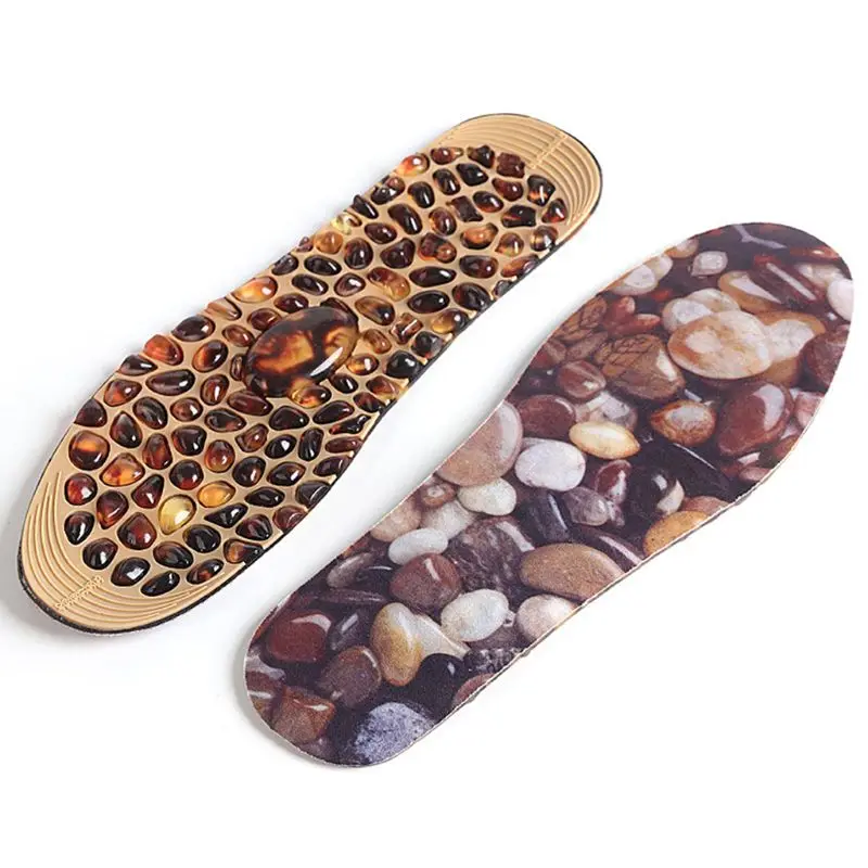 

1 Pair Cobblestone Massage Insole Foot Relax Men Women Insoles Feet Decompression Shoe Pad