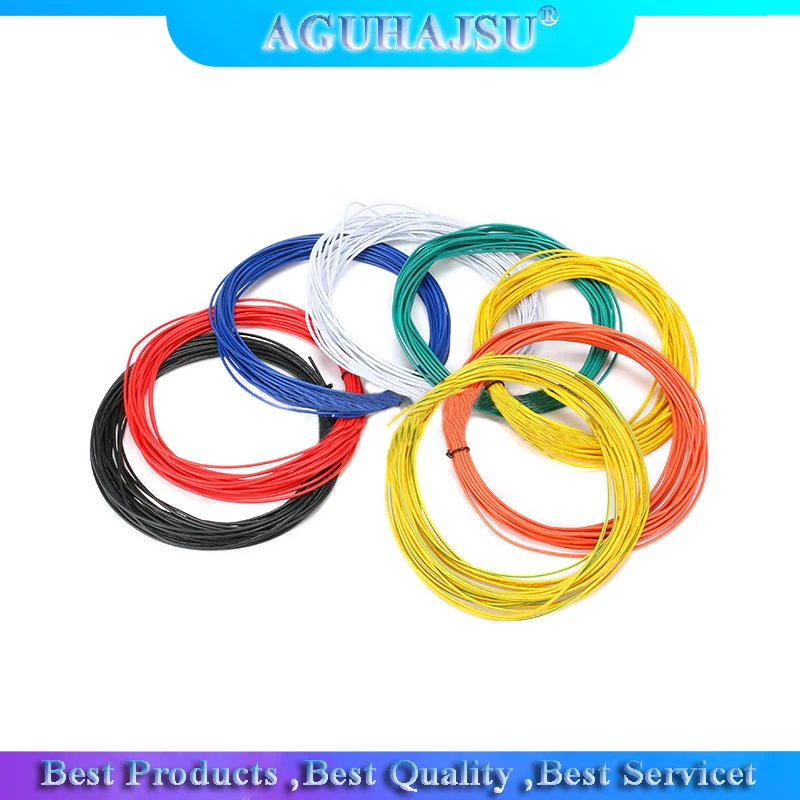 10 м UL-1007 24AWG Монтажный провод 80C/300 В шнур DIY электрический кабель