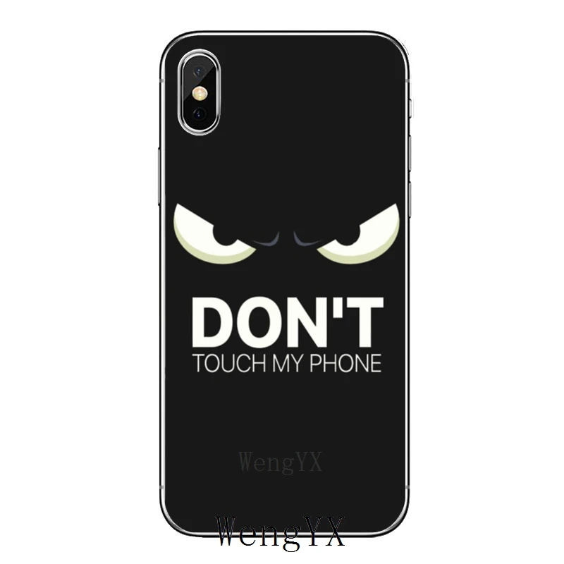 Не трогайте мой телефон для iPhone 11 pro XR X XS Max 8 7 6s plus SE 5s 5c iPod Touch 5 6 Чехол - Цвет: My-Phone-A-05
