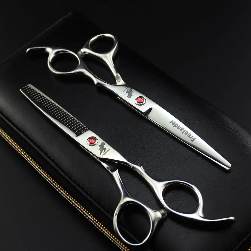 

6.0 INCH JP Stainless Hairdressing Scissors Haircut Set Barber Scissors Cutting Thinning Shears Professional Hair Scissors Makas