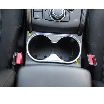 

Car Detector Inner Armrest Trims ABS Chrome Center Console Cup Gear Box Frame For Mazda CX-5 CX5 2nd Gen 2017 2018 2019 2020