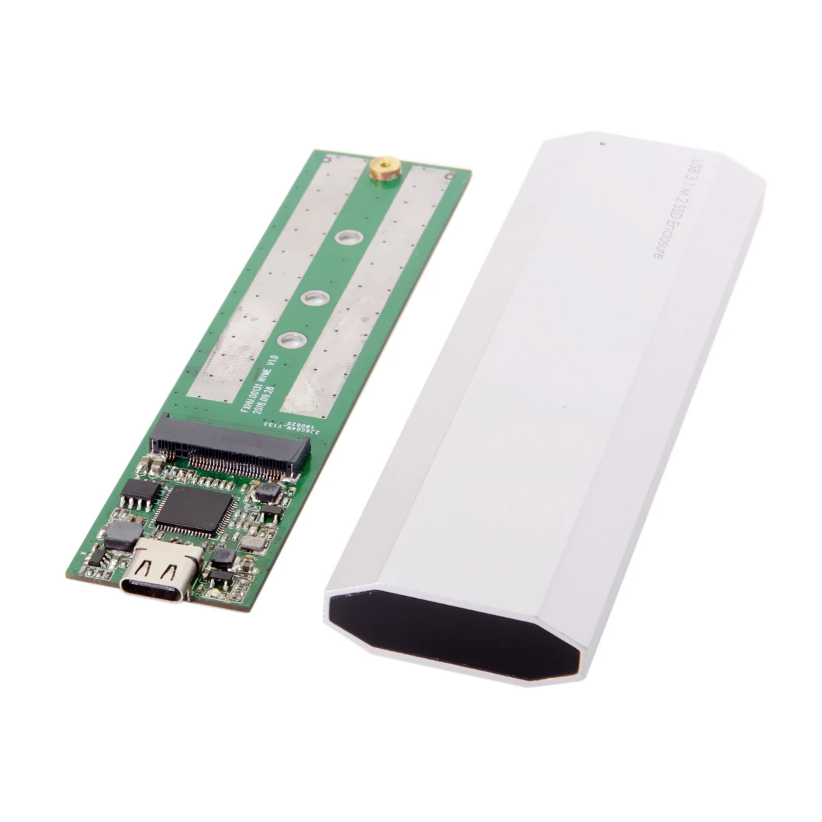 USB-C USB 3,1 3,0 type-C 10 Гбит/с к Nvme M-key M.2 NGFF PCI-E 2 полосы SSD корпус
