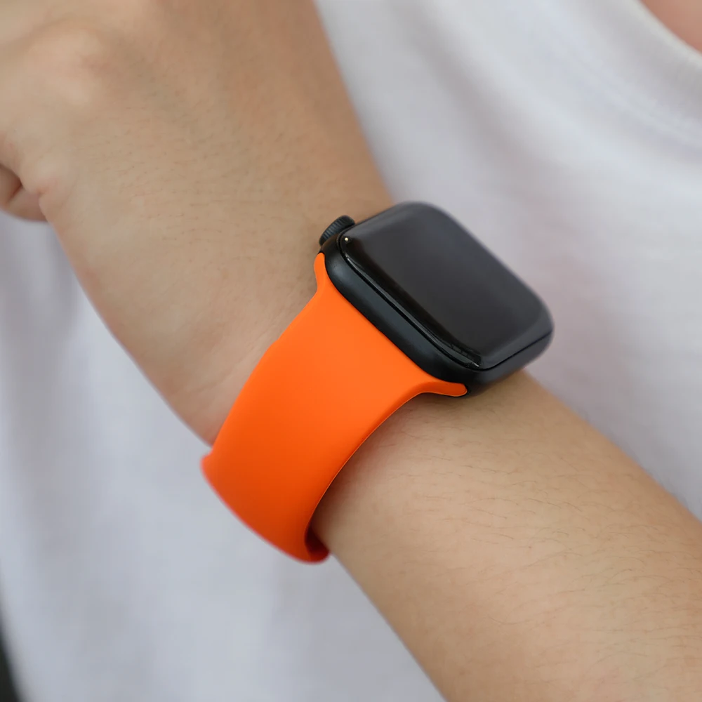 Ремешок для apple watch 5 4 band correa apple watch 44 мм 40 мм 42 мм 38 мм iwatch 5 4 3 2 1 браслет силиконовый ремешок для часов