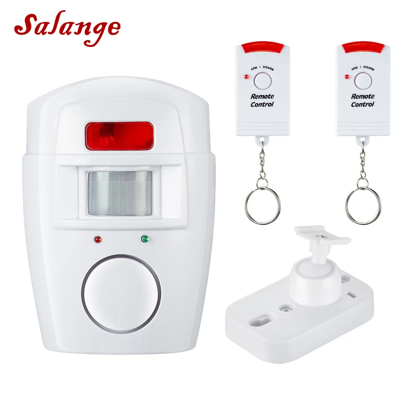 ring alarm system keypad Alarm Systems Security Home Alert Infrared Sensor Anti-theft PIR 110dB Motion Detector Monitor Wireless System+2 Remote Control panic alarm for home