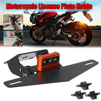 

1x Motorcycle License Plate Holder license plate Frame Holder Bracket with LED Light for KTM for DUKE 125 250 390 200 2013-2019