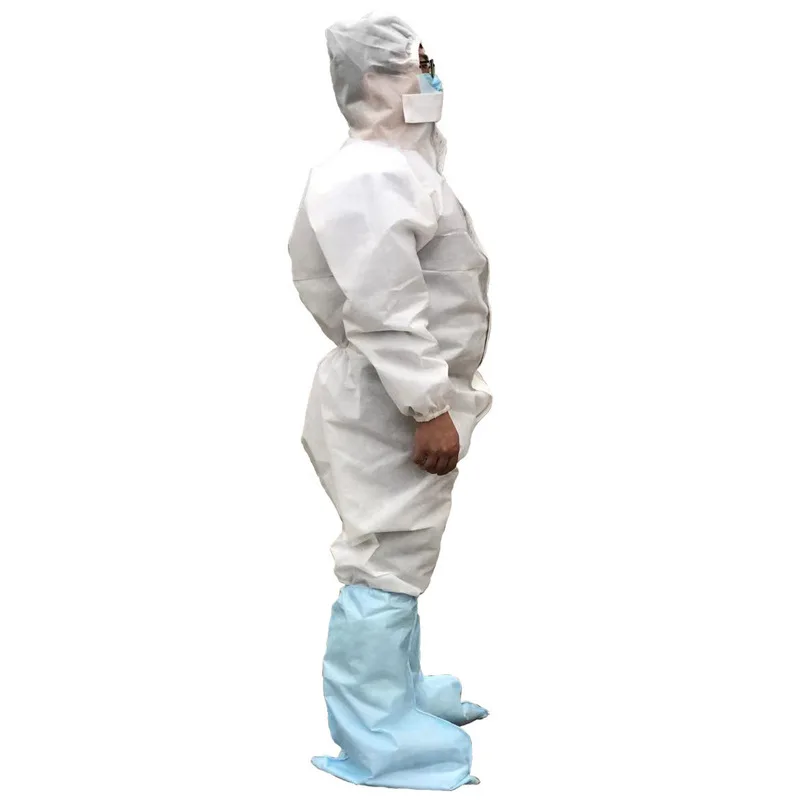 Coveralls Safety Protective Suit Workwear PPE Clothing Protection Hazmat Suit For Outdoors Hospital Laboratory Workshop