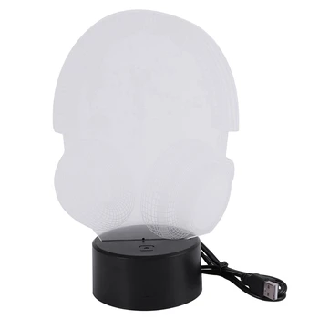 

Colorful Press 3D Lamp Illusion Led Night Light USB Table Lamp for Children Baby Kids Gift Bedside Bedroom Headphone 3D Lamp