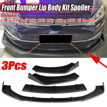 

Universal Car Front Bumper Splitter Lip Diffuser Spoiler For VW For Golf MK5 MK6 MK7 For Passat For Jetta For Polo For Scirocco