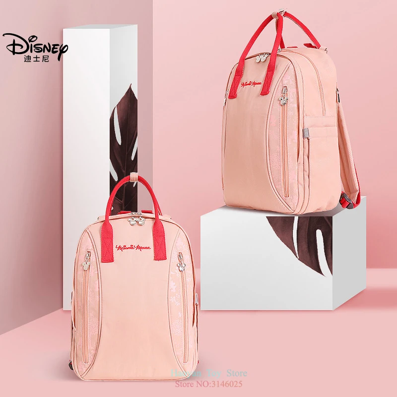 Véritable Disney nouvelle maman grande capacité Double épaule voyage sac à dos mode multifonction sac à main bouteille sac sacs d'isolation