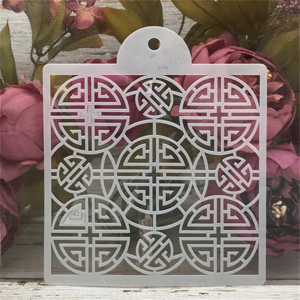 

15*17.5cm Chinese Happiness DIY Craft Layering Stencils Painting Scrapbooking Stamping Embossing Album Paper Card Template