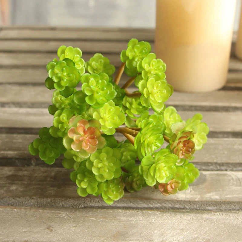Fake Decorative Plats Without Pot Home& Garden Decor Succulent Artificial Plant