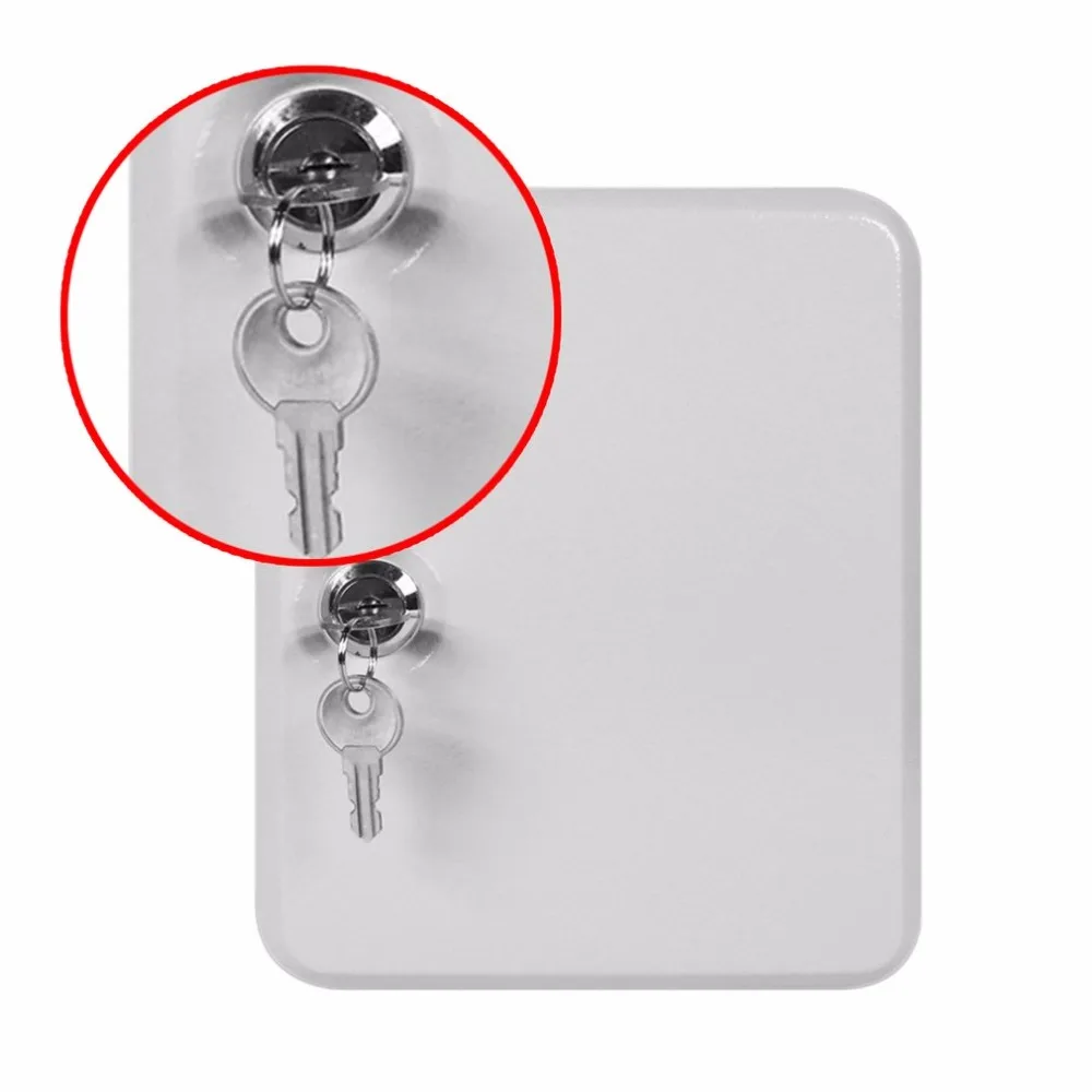 Высокая выносливость 20 тегов настенный запираемый Безопасный металлический шкафчик для ключей Сейф для хранения для управления собственностью офис компании