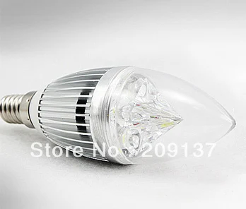 

Free shipping 4w E14 High Power LED Candle Light Bulb Lamp 50pcs/lot