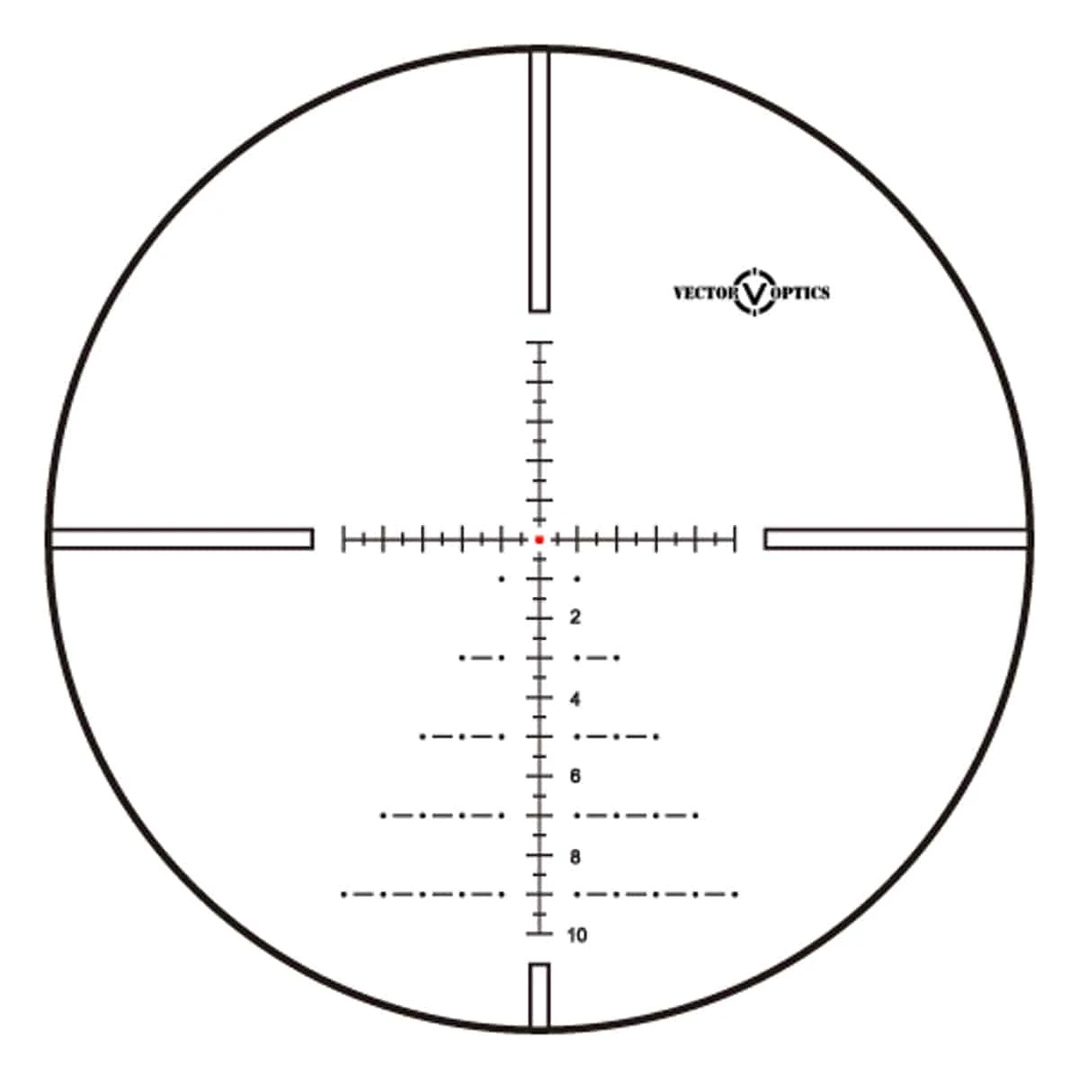Тактический Оптический прицел Vector Optics Paragon 5 25x56 телескопический с немецкой