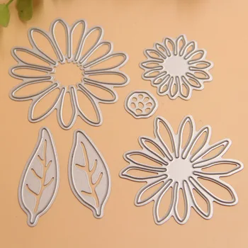 

Flowers metal die cutting dies scrapbooking embossing folder suit for cutting machine