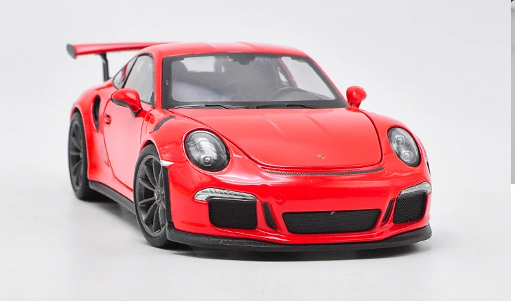 Welly 1/24 1:24 Porsche 911 GT3 RS спортивный гоночный автомобиль Транспортное средство литье под давлением дисплей модели на день рождения Детские игрушки для детей мальчиков и девочек