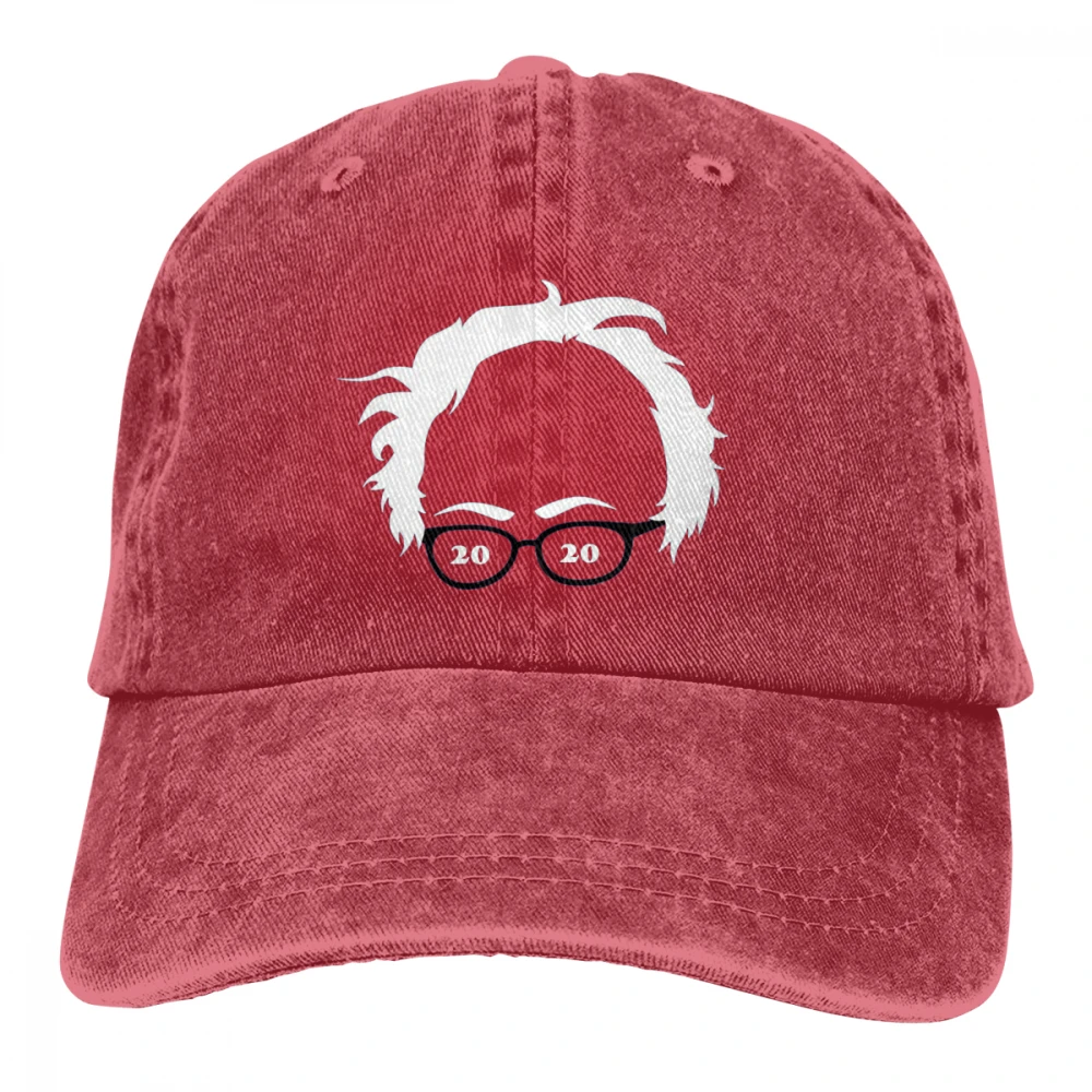 Bernie Casquette черные унисекс Мужские Женские джинсовые бейсболка с ремешком кепки регулируемые Гольф папа шляпа