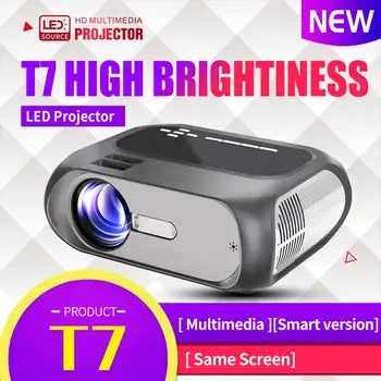 

Smart Projector Portable Multimedia Projector Independent Speaker Watch Movie Film Video Projector AV/VGA/HDMI/USB/TF