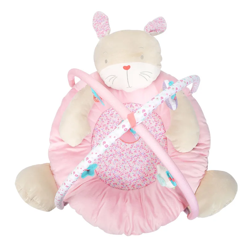 

Pink Rabbit Music Game Blanket Infants Fitness Bracket Crawl Pad Baby Educational Toy 0-12 Month-Aged 1-2 Years
