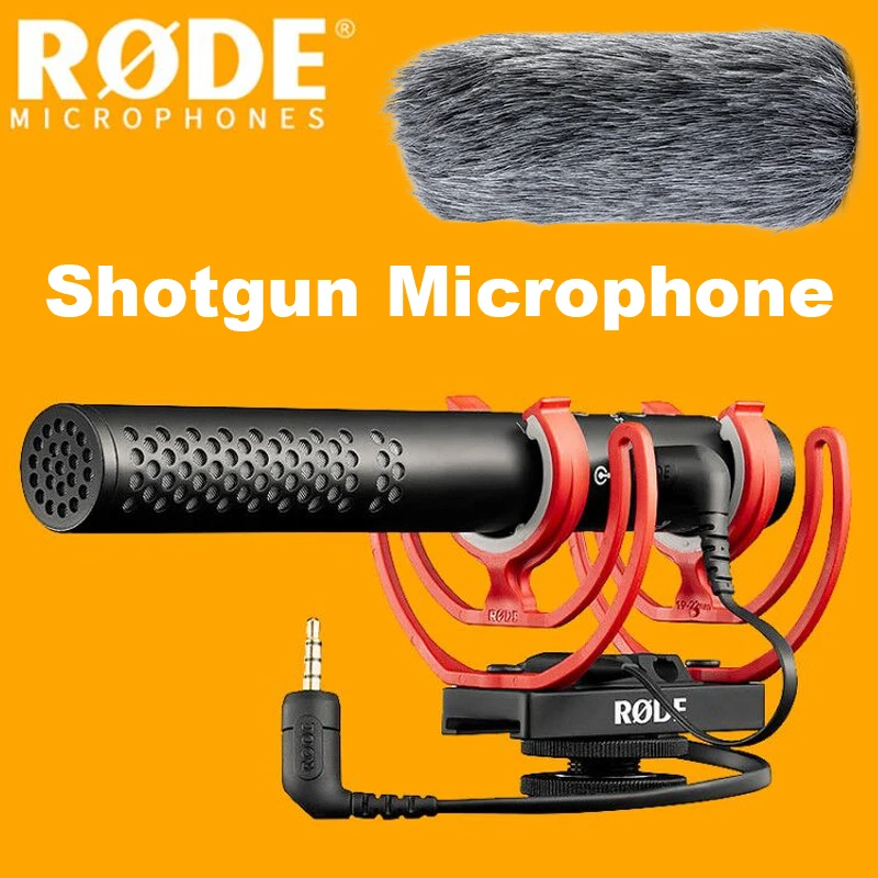 Оригинальный Микрофон Rode VideoMic NTG для записи интервью смартфонов Canon Nikon Sony DSLR iPhone