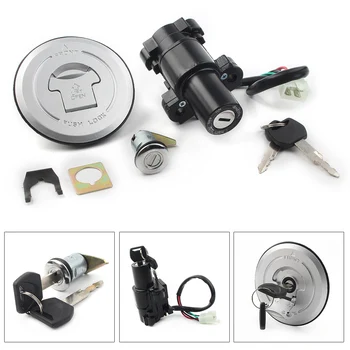 

Motorcycle Fuel Gas Cap Cover Ignition Switch Assembly Set Lock Key Set For CBR 600RR 2003-2006 & FMX650 CB250 2005-2006