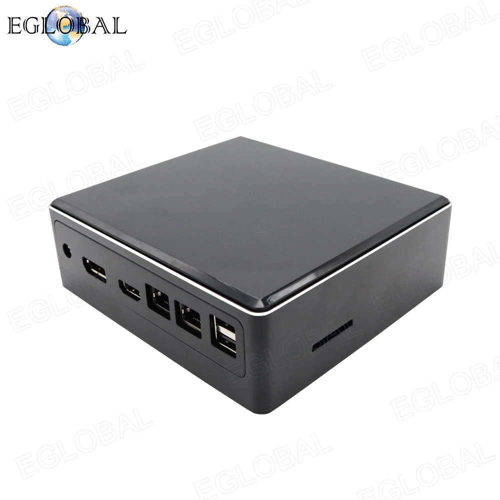 Eglobal 2* DDR4 Мини ПК Win10 Intel Core i5 8250U i7 8550U 2* Lans микро ПК NVMe M.2 UHD графика 620 WiFi HDMI VGA DP USB-C 2* COM