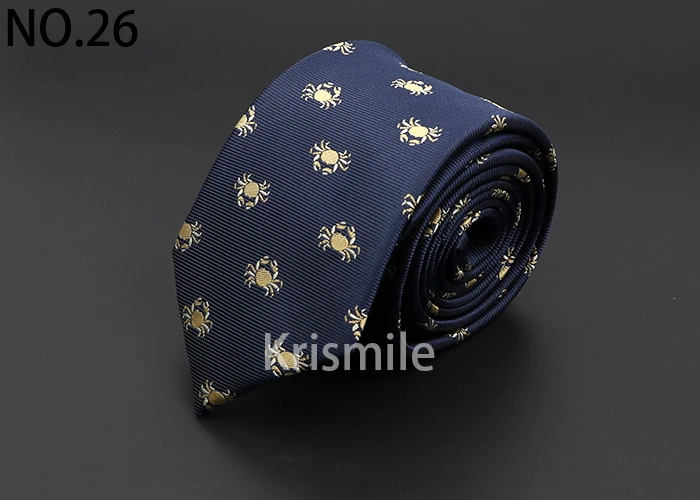 Herrenmode Polyesterert Krawatten Jacquard Krawatte Männer Tier Pflanze Schädel Blume Gewebte Krawatte Hochzeit Party Geschenk Luxus Krawatte – Detail 29