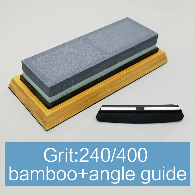 3-piece set240 400 Двухсторонняя 240 600 1000 3000 5000 8000 зернистость профессиональная точилка для ножей точильный камень шлифовальный камень с нескользящей основой - Цвет: 3-piece set240 400