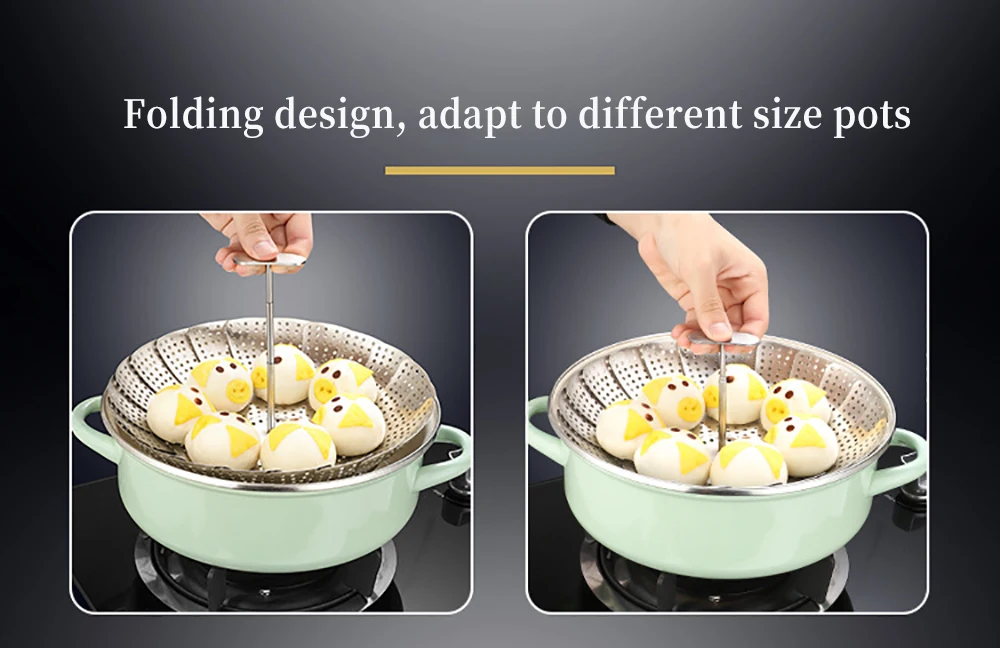 Kowaku Grille De Cuisson à La Vapeur Ronde, Plateau De Cuisson à