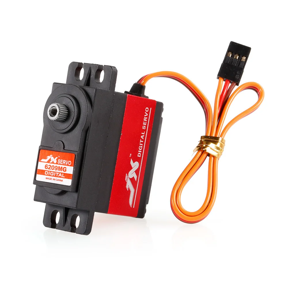 JX PDI-6209MG 4,8 V-6 V 0.13sec/60 9,35 кг Цифровой Металлический сервопривод алюминии чехол для 1/10 RC автомобиль Kst Servo автомобиля части двигателя